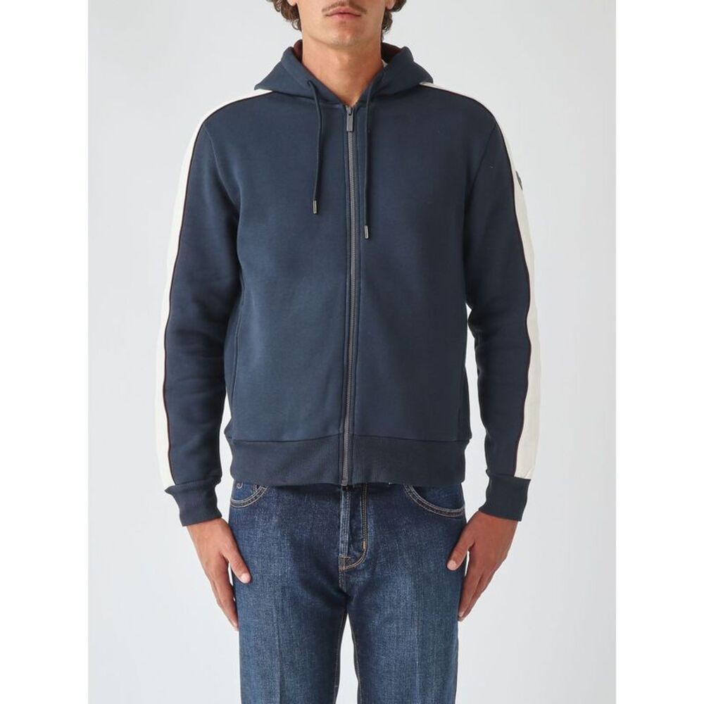 Colmar Men Full-Zip Cotton Blend Hoodie Colmar With Drawstring And Contrast Logo